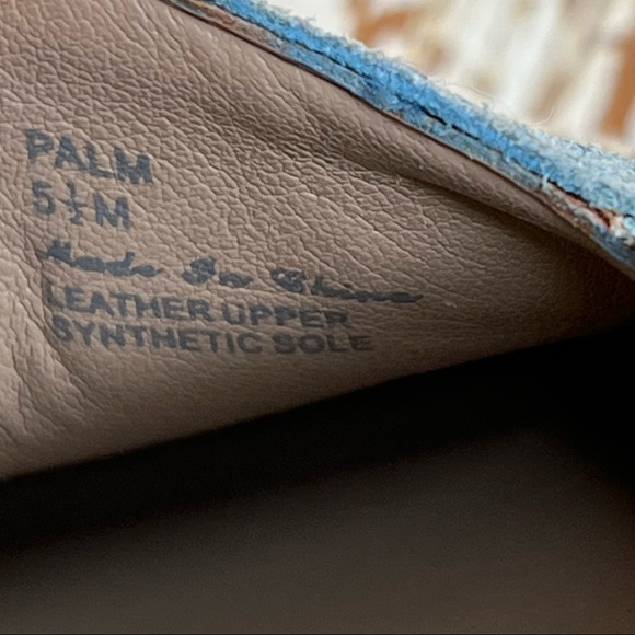 Donald J Pliner Palm Sneaker Blue Suede Size 5.5 - Picture 7 of 9